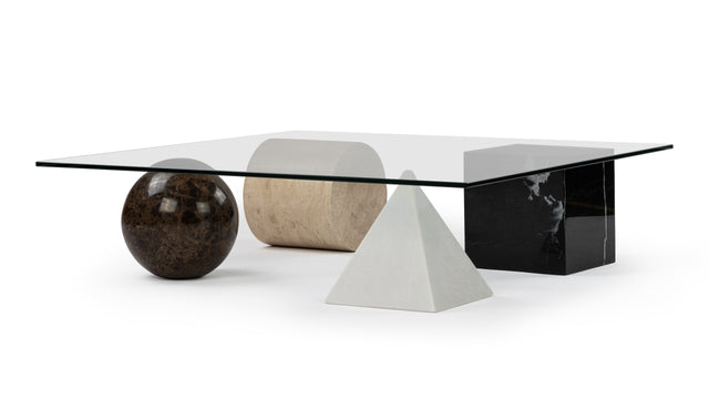 Metafora - Metafora Coffee Table, Mixed Stone