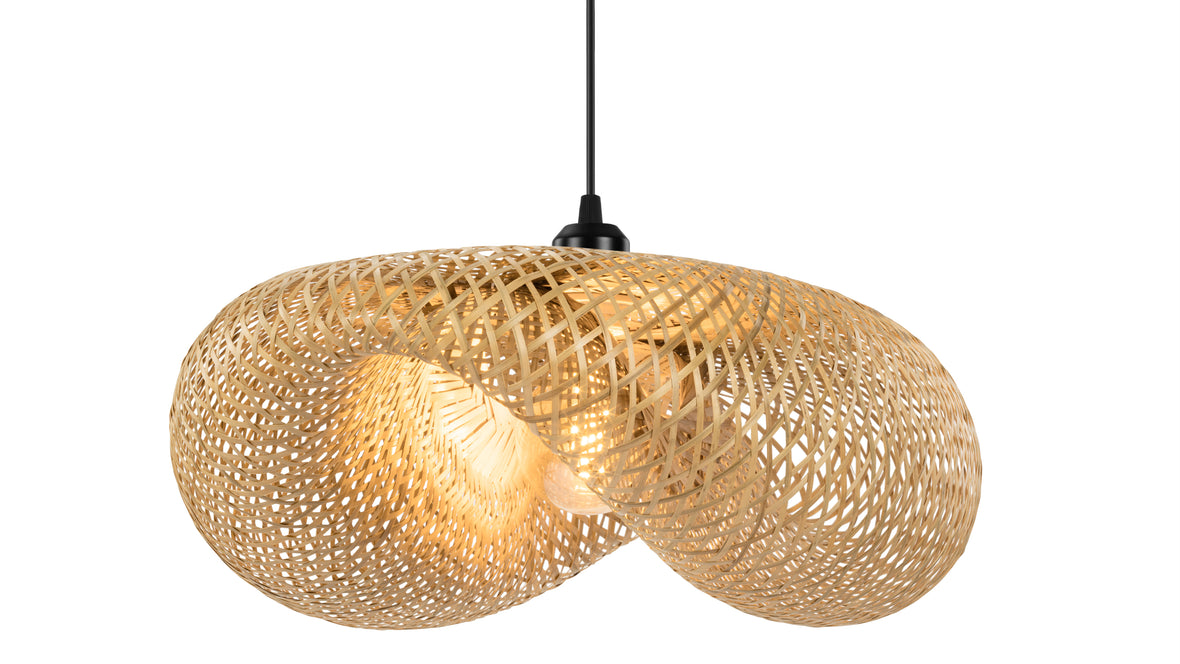Mira - Mira Ceiling Light, Natural Rattan