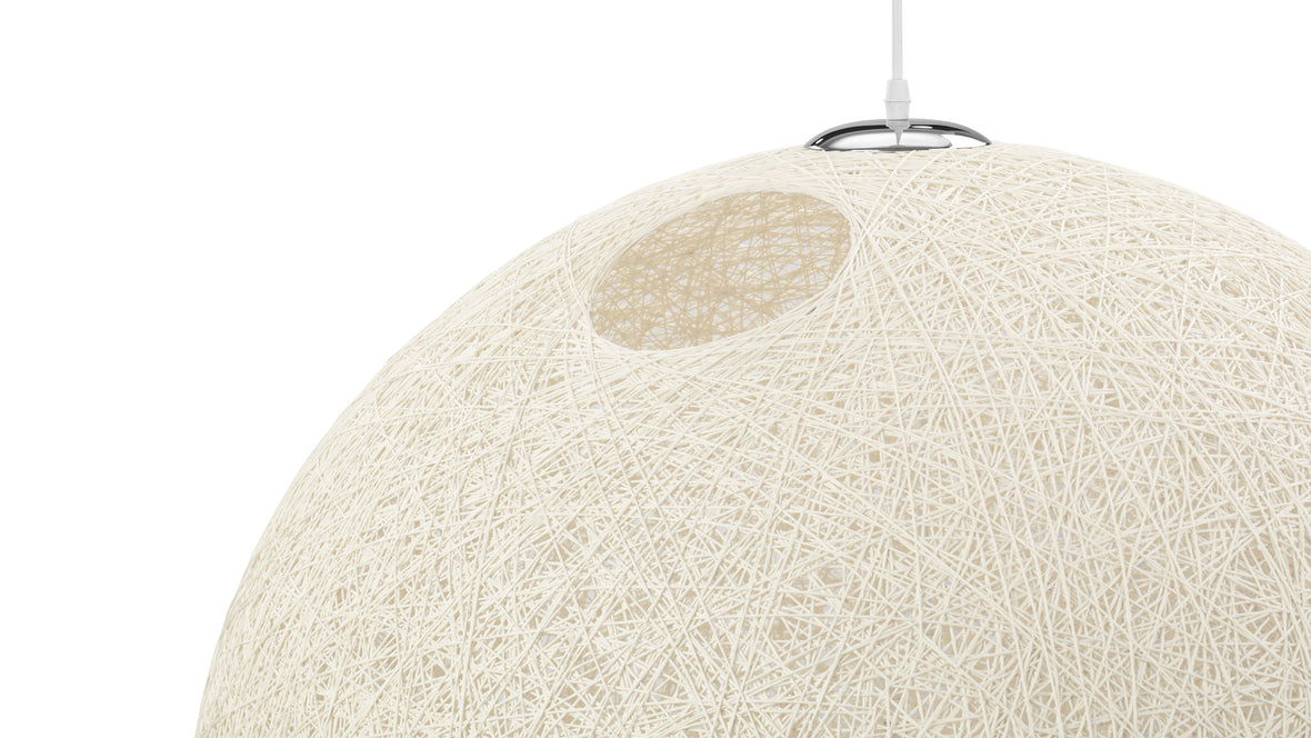 Random - Random Pendant Light, White