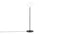 Glo Ball - Glo Ball Floor Lamp, Frosted Glass, Black
