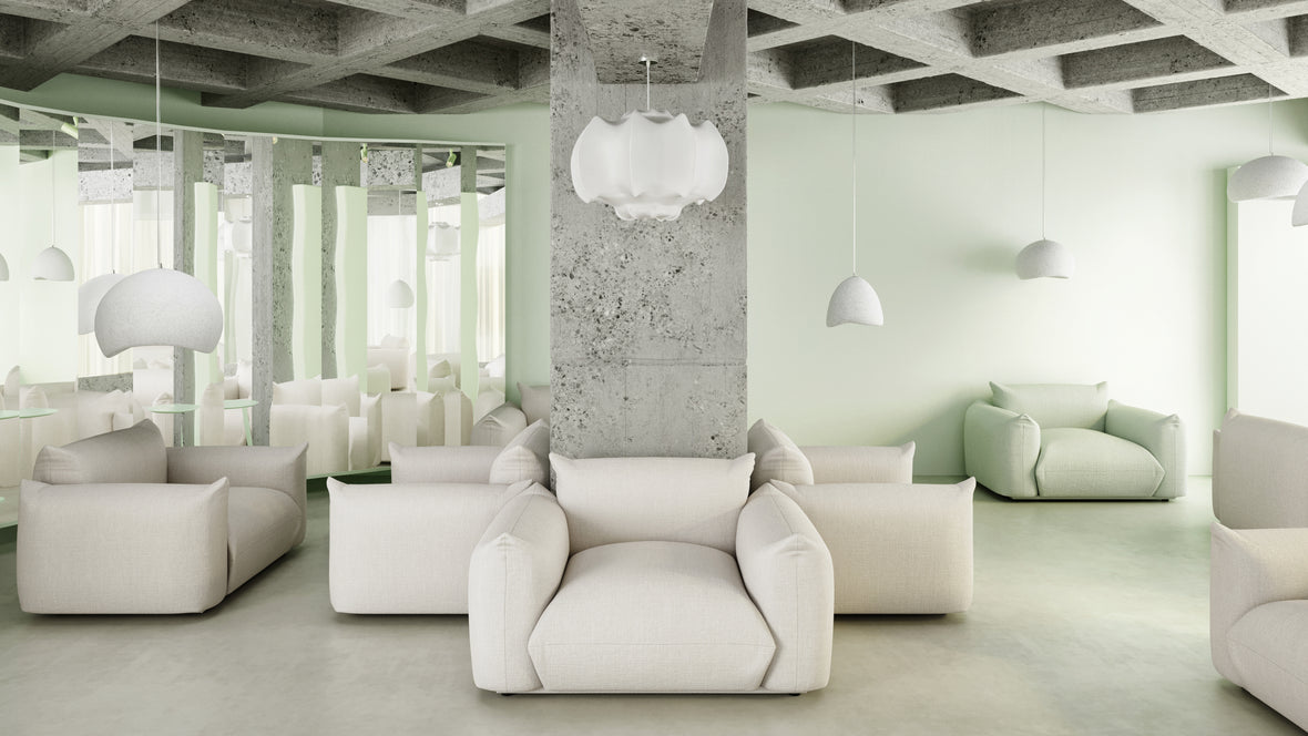 Marenco - Marenco Lounge Chair, Ivory Linen