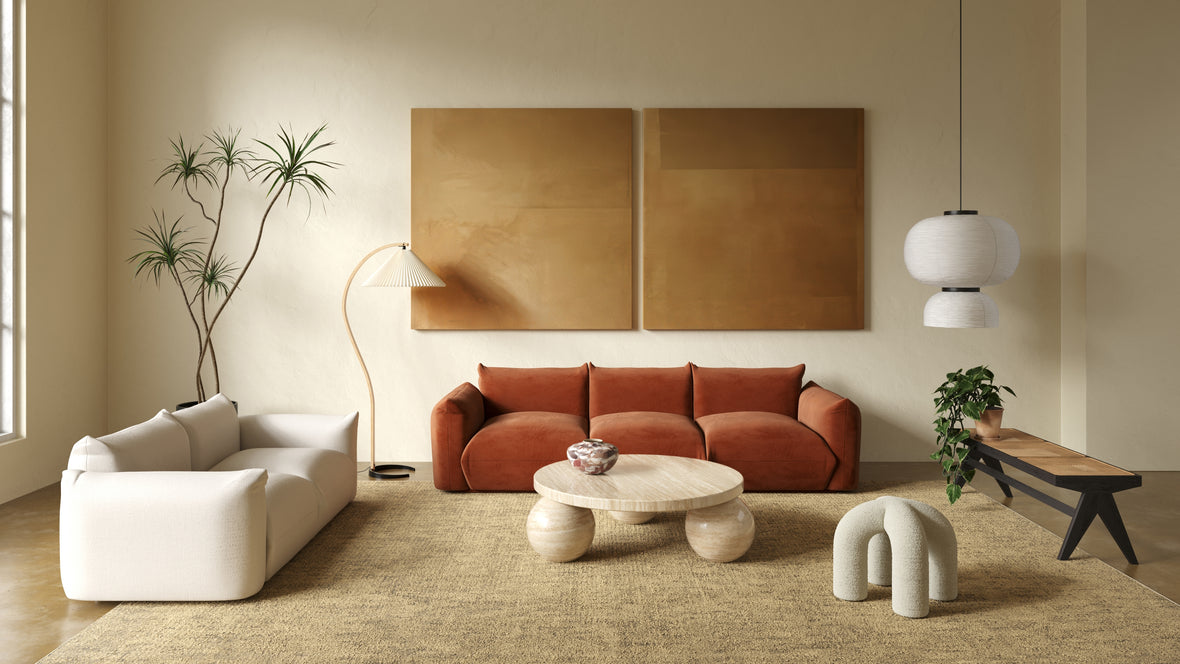 Marenco - Marenco Two Seater Sofa, Ivory Linen