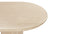 Saturn - Saturn Oval Dining Table, Travertine