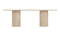 Saturn - Saturn Oval Dining Table, Travertine