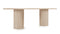 Saturn - Saturn Oval Dining Table, Travertine
