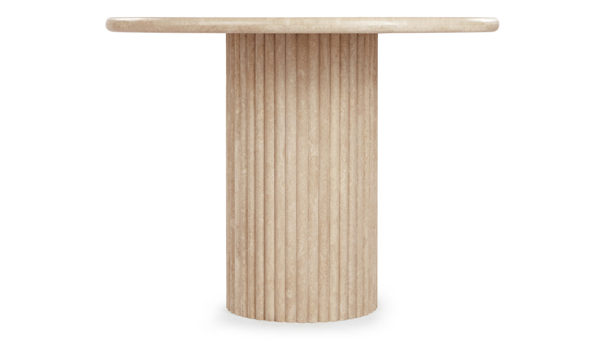 Saturn - Saturn Oval Dining Table, Travertine