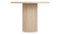 Saturn - Saturn Oval Dining Table, Travertine