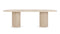 Saturn - Saturn Oval Dining Table, Travertine