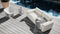 Plinth - Plinth Side Table, Modellato Marble
