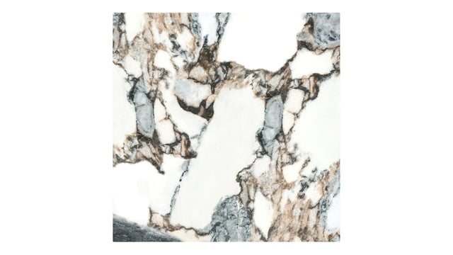 Plinth - Plinth Short Side Table, Modellato Marble