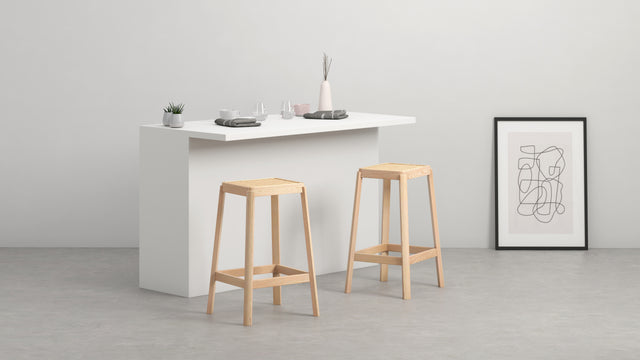 Jeanneret Counter Stool - Pierre Jeanneret Counter Stool, Natural Ash