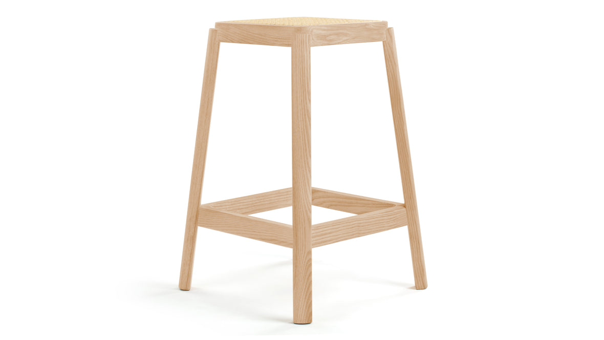 Jeanneret Counter Stool - Pierre Jeanneret Counter Stool, Natural Ash