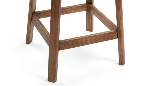 Jeanneret Counter Stool - Pierre Jeanneret Counter Stool, Walnut Stain