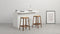 Jeanneret Counter Stool - Pierre Jeanneret Counter Stool, Walnut Stain