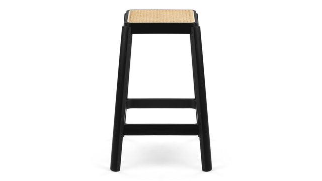 Jeanneret Counter Stool - Pierre Jeanneret Counter Stool, Black