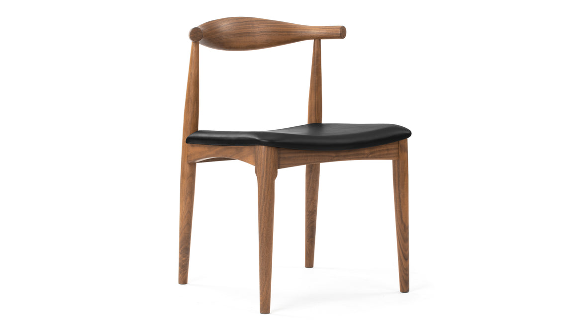 Elbow - Elbow Chair, Walnut, Wide Version