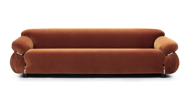 Sesann - Sesann Three Seater Sofa, Spice Velvet
