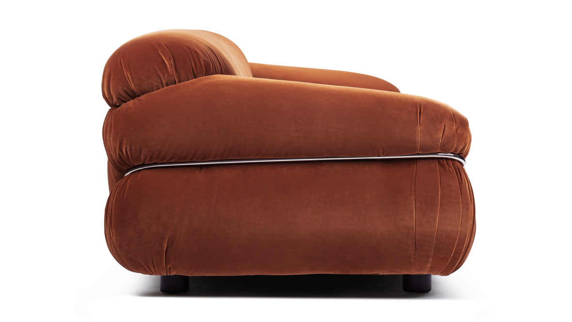 Sesann - Sesann Three Seater Sofa, Spice Velvet