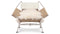 Halyard - Halyard Lounge Chair, Ivory Premium Leather and Icelandic Sheepskin