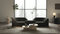 Terrazza - Terrazza Sofa, Left Arm, Black Vegan Leather