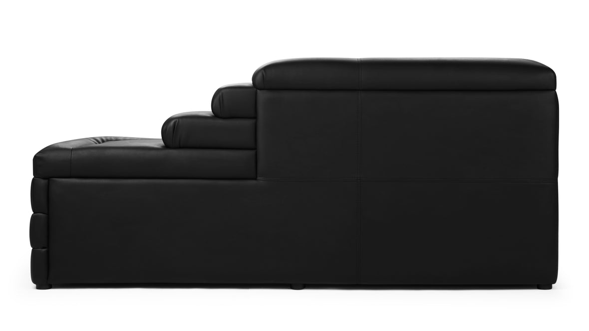 Terrazza - Terrazza Sofa, Left Arm, Black Vegan Leather