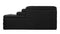 Terrazza - Terrazza Sofa, Left Arm, Black Vegan Leather