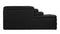 Terrazza - Terrazza Sofa, Right Arm, Black Vegan Leather