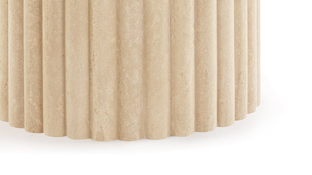 Saturn - Saturn Side Table, Travertine