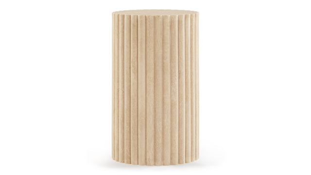 Saturn - Saturn Side Table, Travertine