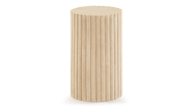 Saturn - Saturn Side Table, Travertine