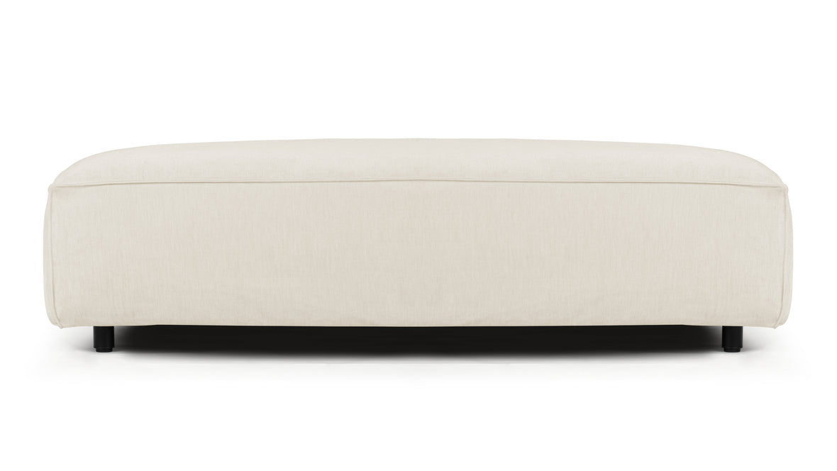 Extrasoft - Extrasoft Sectional Module, Extra Extra Large Seat, Ivory Chenille