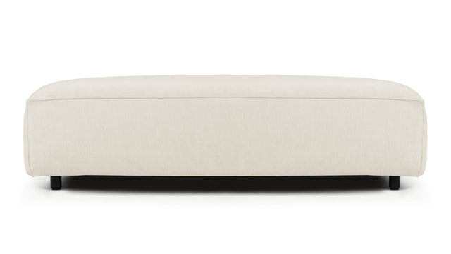 Extrasoft - Extrasoft Sectional Module, Extra Extra Large Seat, Ivory Chenille