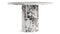 Saga - Saga Round Dining Table, Modellato Marble, 47in