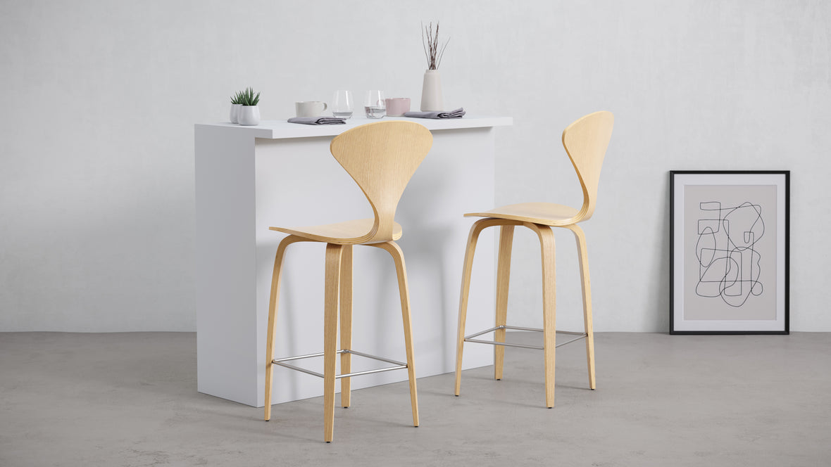 Norman - Norman Counter Stool, Oak, 25.5