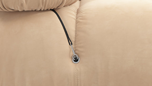 Bellini Sofa - Mario Bellini Two Seater Sofa, Ecru Velvet