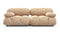 Bellini Sofa - Mario Bellini Two Seater Sofa, Ecru Velvet
