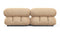 Bellini Sofa - Mario Bellini Two Seater Sofa, Ecru Velvet