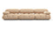 Bellini Sofa - Mario Bellini Three Seater Sofa, Ecru Velvet