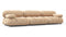 Bellini Sofa - Mario Bellini Three Seater Sofa, Ecru Velvet