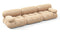 Bellini Sofa - Mario Bellini Three Seater Sofa, Ecru Velvet