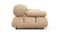 Bellini Sofa - Mario Bellini Three Seater Sofa, Ecru Velvet