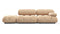 Bellini Sofa - Mario Bellini Open End Sofa, Left, Ecru Velvet