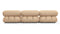 Bellini Sectional - Mario Bellini Sectional, Right Chaise, Ecru Velvet