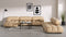 Bellini Large Sectional - Mario Bellini Large Sectional, Right Corner, Ecru Velvet