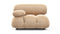 Bellini Module - Mario Bellini Module, Left Arm, Ecru Velvet