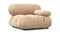 Bellini Module - Mario Bellini Module, Right Arm, Ecru Velvet