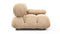 Bellini Module - Mario Bellini Module, Right Arm, Ecru Velvet