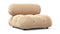 Bellini Module - Mario Bellini Module, Armless, Ecru Velvet