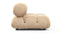 Bellini Module - Mario Bellini Module, Armless, Ecru Velvet