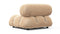 Bellini Module - Mario Bellini Module, Left Corner, Ecru Velvet